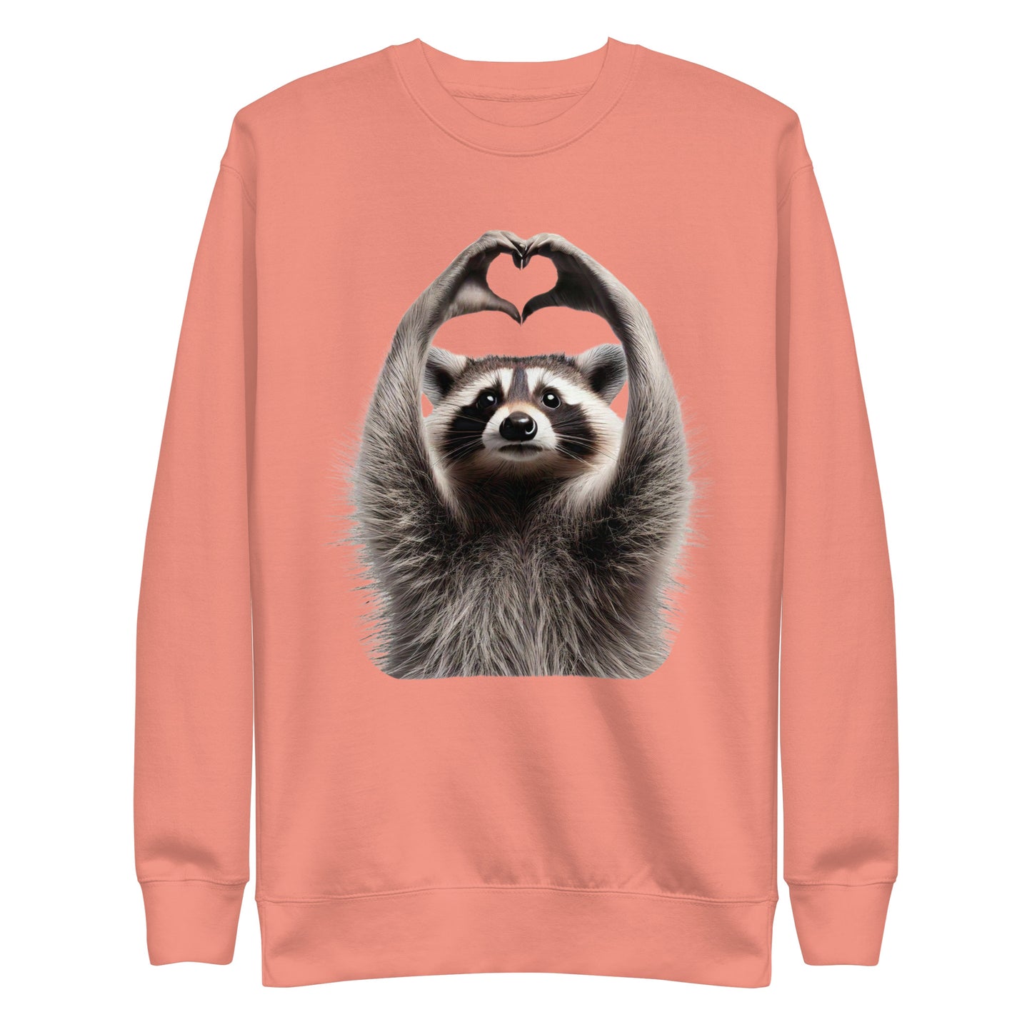 Raccoon Heart Hands