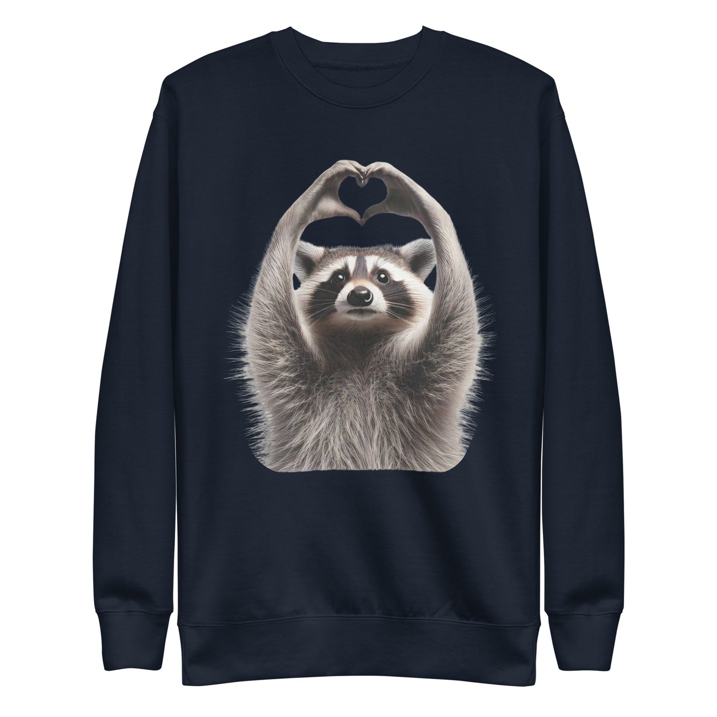 Raccoon Heart Hands