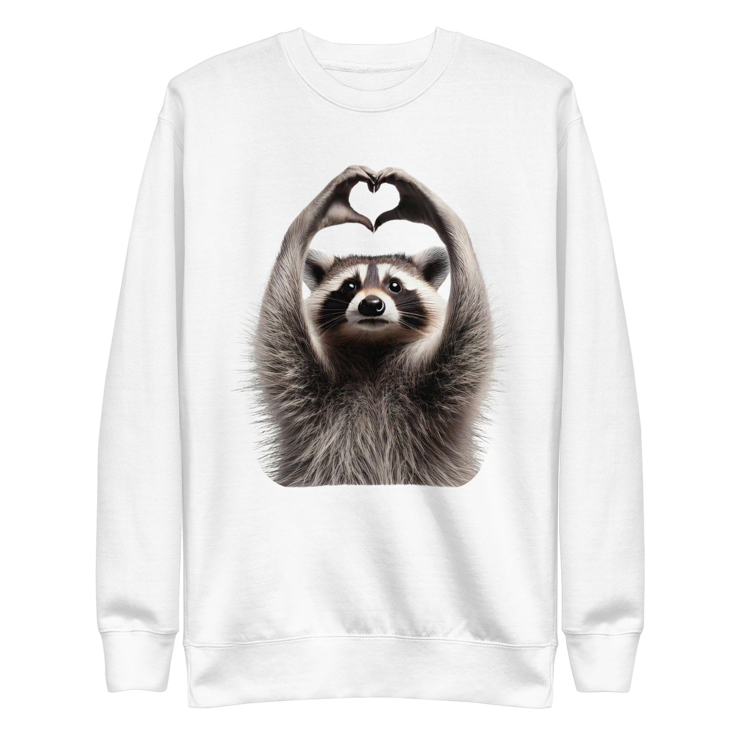 Raccoon Heart Hands
