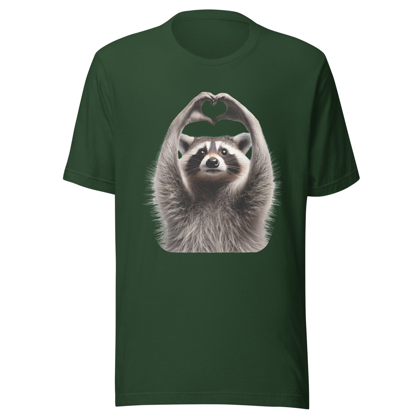 Raccoon Heart Hands