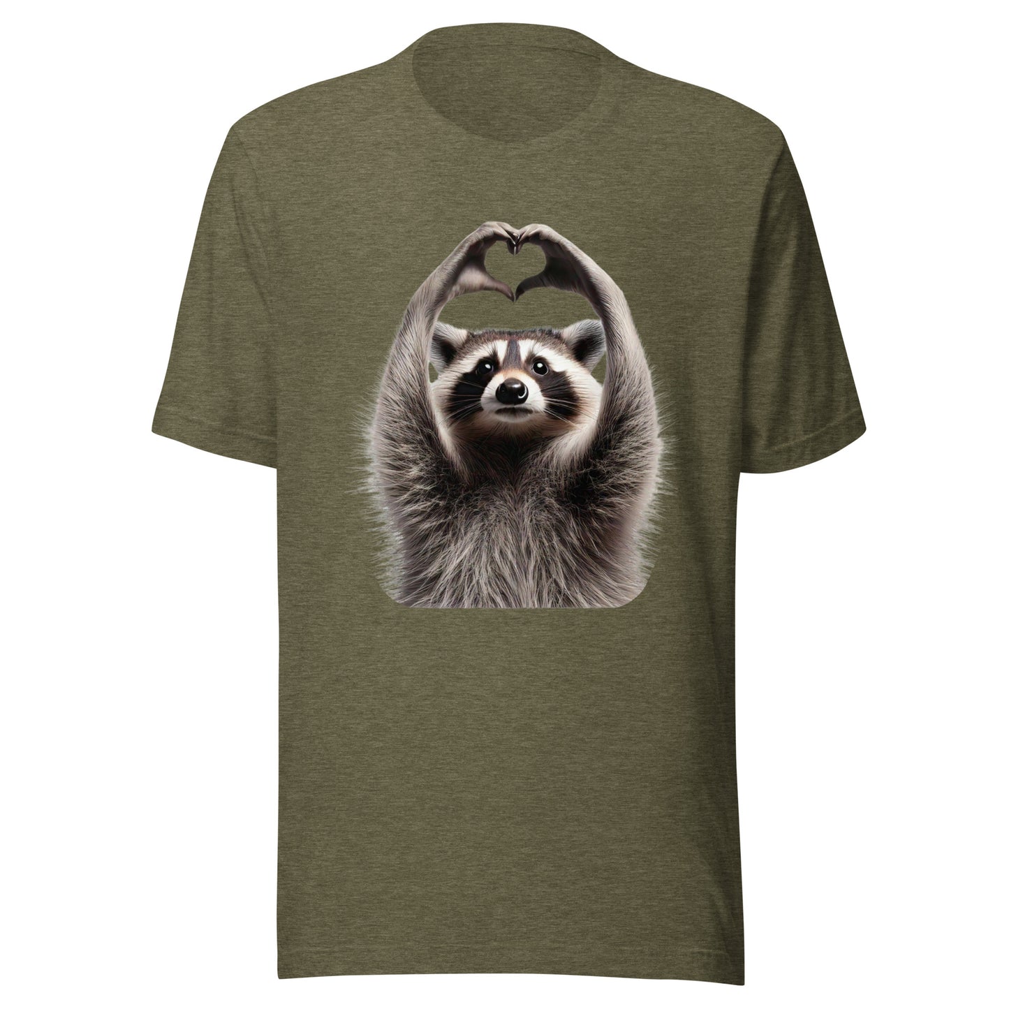 Raccoon Heart Hands