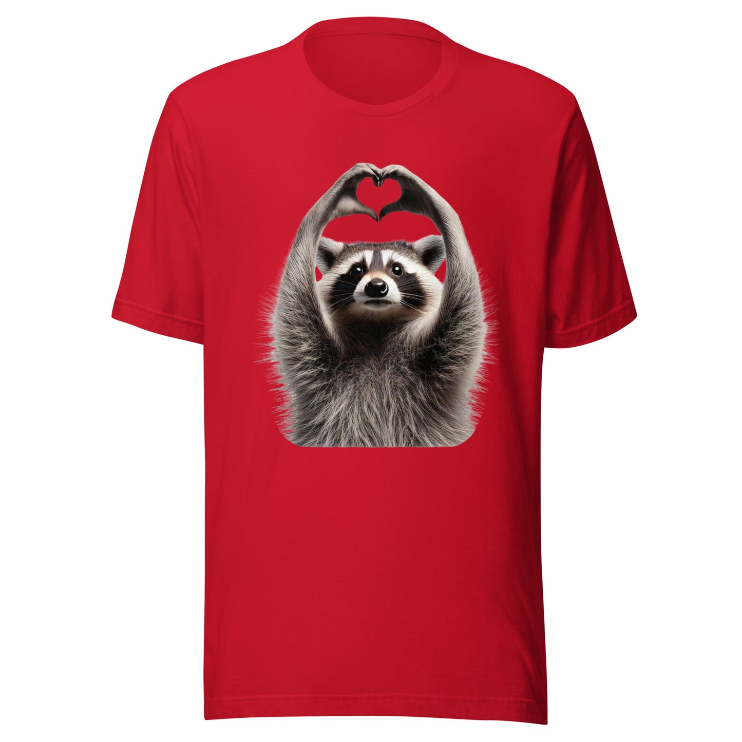 Raccoon Heart Hands