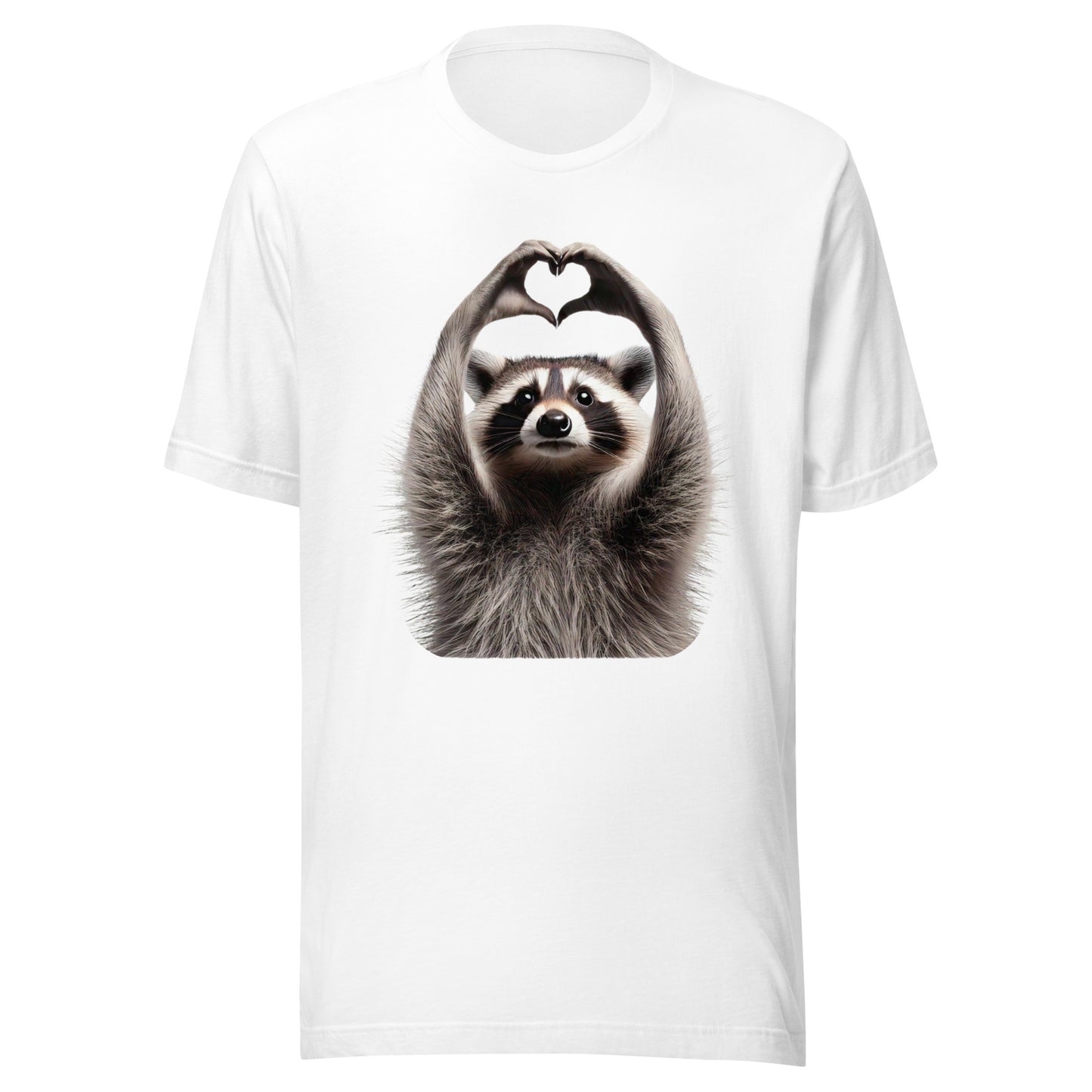 Raccoon Heart Hands